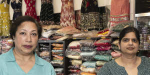Little India traders Mohuya Gupta (left) and Manmeet Kaur have been trying to get answers.