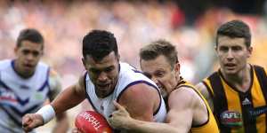 Tagger Ryan Crowley became a vital cog in Fremantle’s midfield under Ross Lyon.