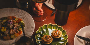 Kingfish tart.