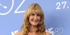 Laura Dern pairs paisley at the 2025 Venice International Film Festival.
