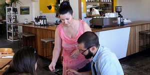 Polished affair:The decor is Country Living magazine meets Temple and Webster.