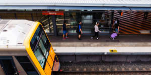 Epping station was badly affected on Wednesday morning. 