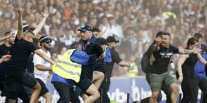 Victory face season-long fan lockout as punishment for violent pitch invasion