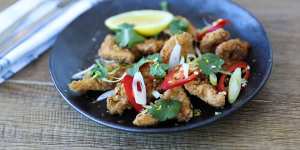 The spicy calamari of Chiswick At The Gallery. 