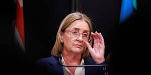 Premier Jacinta Allan announcing changes to IBAC on Monday.