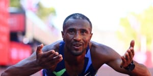 Ethiopian runner allowed to run,win London marathon but barred from podium
