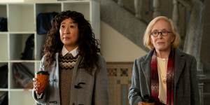Sandra Oh and Holland Taylor in the “cancel culture” comedy The Chair.