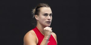 Aryna Sabalenka delivered a masterclass on centre court and notched up the first double bagel of the tournament with her 6-0,6-0 win over Lesia Tsurenko.