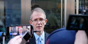 Graham Fletcher,Australian ambassador to China was blocked from entering the Beijing No 2 Intermediate People’s Court.