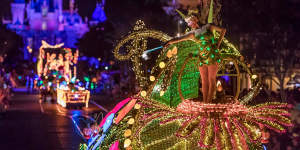 Disneyland’s Main Street Electrical Parade:their theme parks are very lucrative.