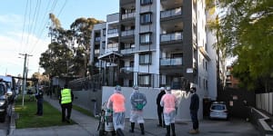 ‘This is imprisonment’:Blacktown apartments in lockdown after COVID outbreak