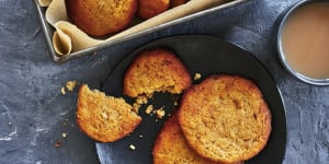 Adam Liaw’s banana biscuits.