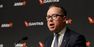 Former Qantas boss Alan Joyce banned the AFR after sustained criticism.