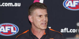 Giants footy boss Jason McCartney.