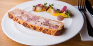 Go-to dish:Duck,chicken,foie gras pâté en croute.