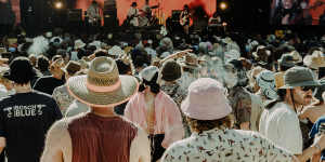 The Golden Plains festival:even police said the Meredith Supernatural Amphitheatre was the best place to be.