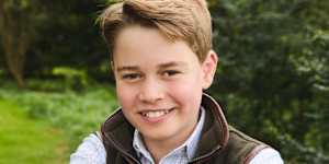 Prince George poses for a portrait on his 12th birthday. Credit:Josh Sinner