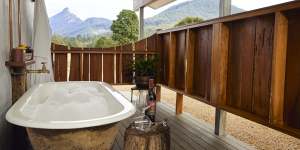 Soak in the views from this outdoor tub after exploring the Tweed's trove of galleries,cafes,museums and beaches.