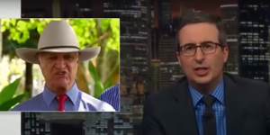 John Oliver takes aim at'racist'Bob Katter over Anning speech support