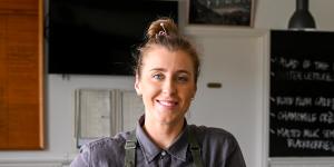 Jo Barrett,co-owner and chef at Little Picket in Lorne.
