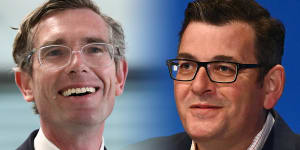 The border change was being made “well ahead of the Christmas period”,Dominic Perrottet and Daniel Andrews said in a joint press release. 