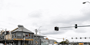 GIF:Before and after for Rozelle development. 