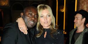 Enninful with Kate Moss in 2013.