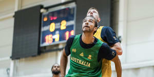  Xavier Cooks put in the hard work at Boomers camp and came away with a World Cup squad spot. 