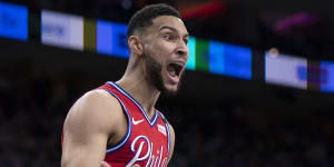 Ben Simmons has not played at all for the 76ers in the NBA this season.