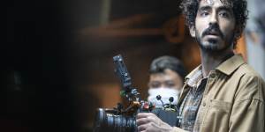 Dev Patel on the set of Monkey Man. The movie was shot in India and Indonesia.