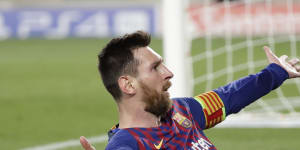 Magical Messi sets new milestone as clinical Barcelona rout Liverpool