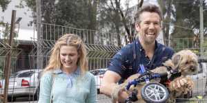 A funny thing happened with Australian TV this year:Harriet Dyer and Patrick Brammall in Colin From Accounts.
