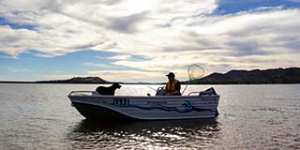 Reel McCoy ... Lake Hume has been transformed from dust bowl to angler's playground.