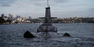 Australia’s current Collins-class submarines have to regularly rise to the surface to “snort” to operate. 