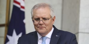 Prime Minister Scott Morrison spoke to Coalition backbenchers on Tuesday in an informal conference call.