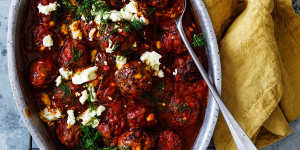 Serve these Middle Eastern meatballs hot or cold.