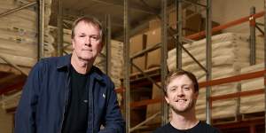 Quokka Beds father-son duo:managing director Daniel Ibbitson and founder Brett Ibbitson.