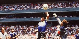 Maradona's “Hand of God” goal in the 1986 World Cup quarter-final against England is among the most controversial in the tournament's history.