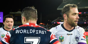 Not invited:Smith snubs Cronk for celebration of his big moment