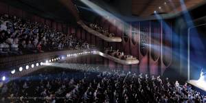 A render of the new Broadway-style theatre coming soon to Pyrmont.