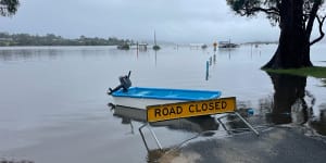 ‘Biggest flood I’ve seen here’:Road to Mallacoota reopened as swollen rivers rise