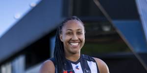 Collingwood star Sabrina Frederick.