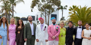 Block contestants (left to right):Maddy,Charlotte,Courtney,Grant,Ricky,Haydn,Kylie,Brad,Kristian and Mimi. 