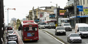 Parramatta Road will prioritise buses,pedestrians and cyclists.
