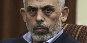 Former Hamas leader Yahya Sinwar.