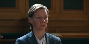 Sandra Hüller refused to cry in Anatomy of a Fall’s courtroom scenes.