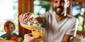 Freshly squeezed orange juice is good for you,but beware of processed and prepackaged drinks that have lost their natural qualities.