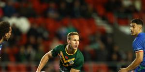 Daly Cherry-Evans spent the majority of Australia’s key training session running with the reserves.