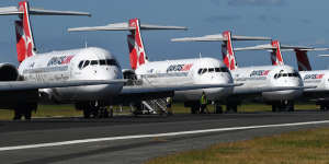 The federal government is considering underwriting domestic flights operated by Qantas and Virgin Australia.