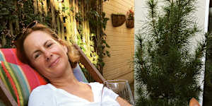 There’s a great life to be had out the other side of the baby-making vortex,says author Katrina Strickland,pictured here with Teo.